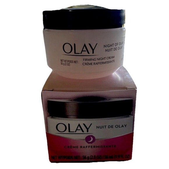 Olay Night of Olay Firming Night Cream Mature Dry Skin Moisturizer NEW In BOX - Picture 1 of 4